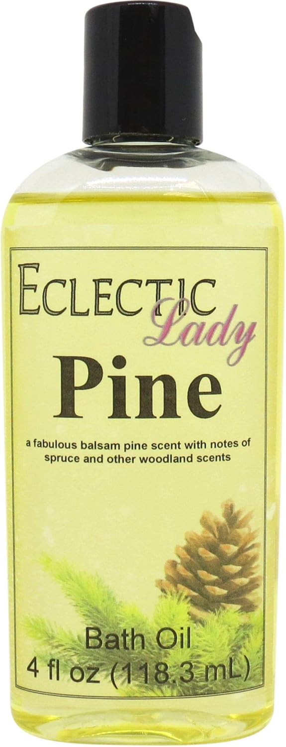 Pine Bath Oil by Eclectic Lady Scented Bath Oil