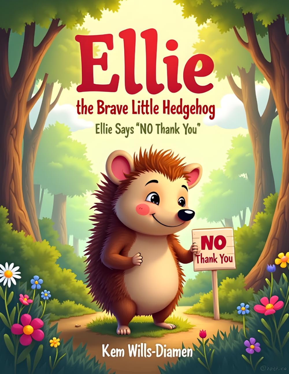 Ellie the Brave Little Hedgehog: BOOK 1: Ellie Says "No Thank You"