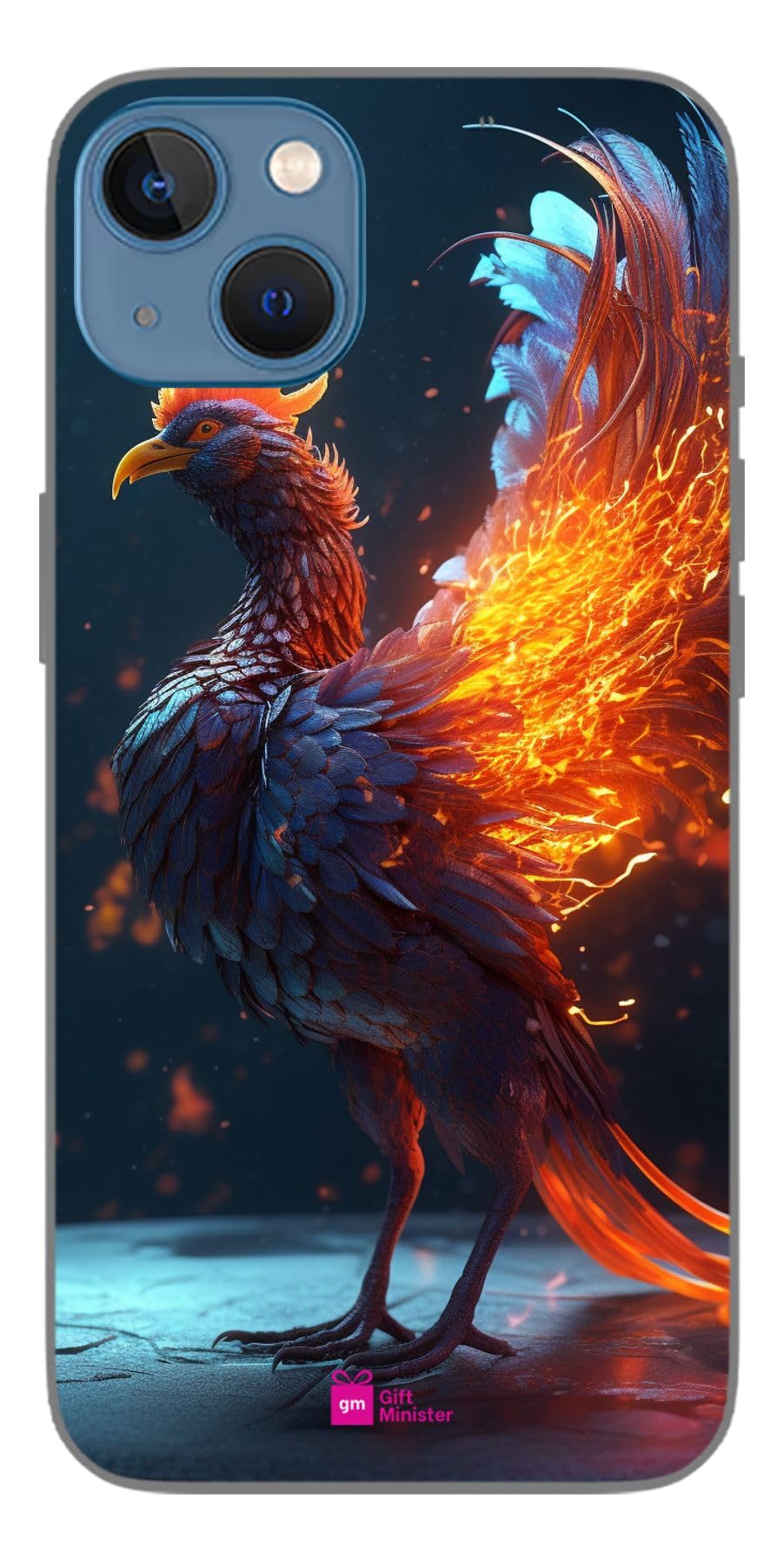 Silicone Designer Cover for Apple iPhone 13 Slate Grayback Phoenix Character Arcane Animated Cartoon Falling Love Editorial Key Mobile Art Complementar Protective 1Pcs 16968