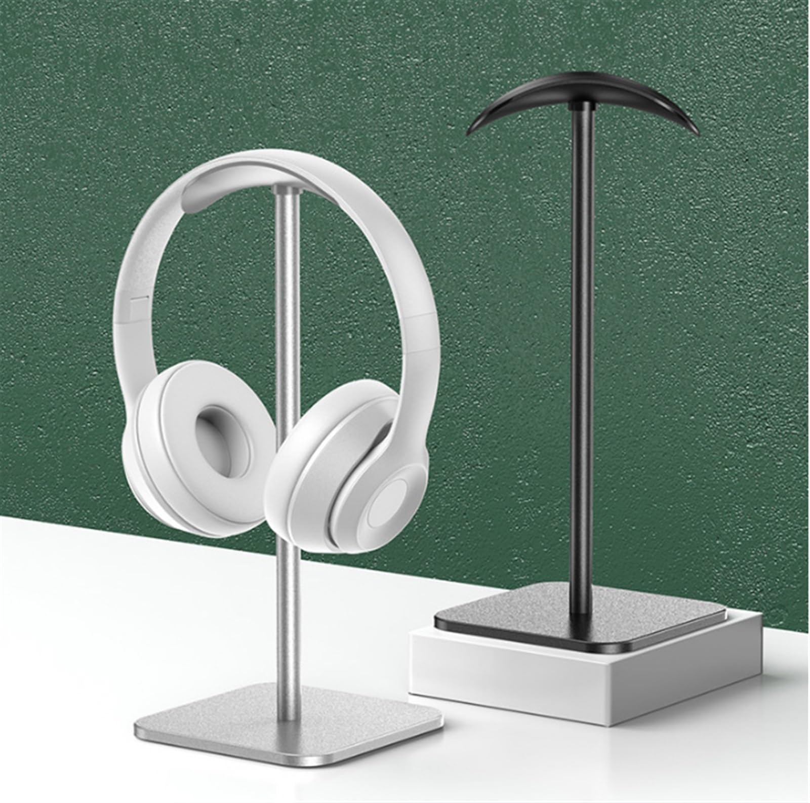Supporto per cuffie, Supporto for cuffie for da tavolo Accessori for tavoli gioco for multifunzione(Silver)