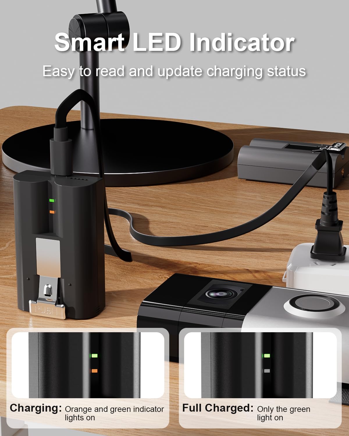 Fully Charged Ring Cam Battery Ring Stick Up Cam Battery 2PCS