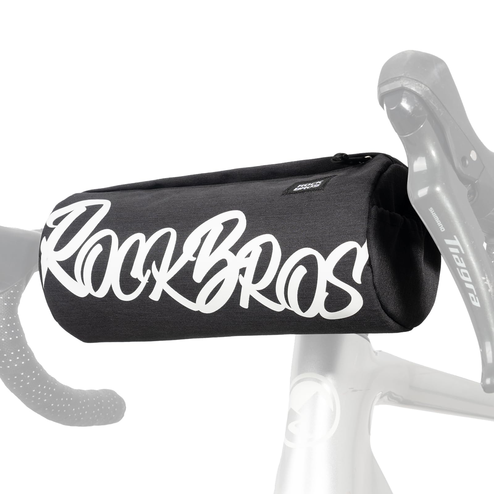 ROCKBROS Borsa da Manubrio Bici, Borsello Anteriore per Bicicletta MTB Leggera con Tracolla Installazione Facile, Grande Capacità, per Bici da Strada, Mountain Bike, Pieghevoli, 2L, Nero