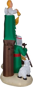Gemmy 36707 Christmas 7' Nativity Scene | Airblown Inflatable