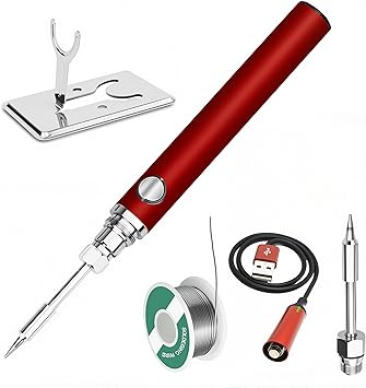 Portable Soldering Iron Newly upgraded large capacity 1100 mAh portable soldering iron Suitable for electronic repair welding, solder fixing, and circuit usered