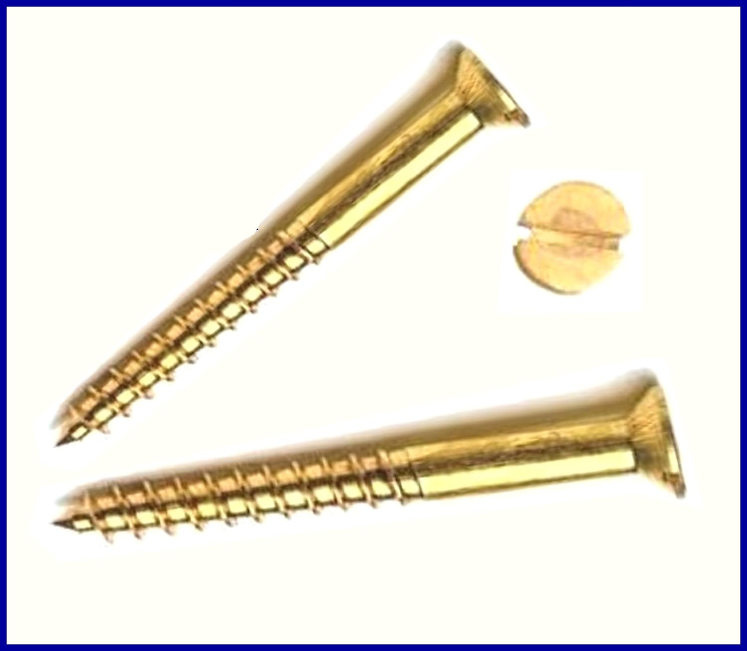 20 PACK 8 X 3" SOLID BRASS SLOTTED CSK WOOD SCREWS Amazon.co.uk DIY
