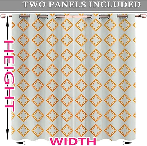 Miniatura 10 de Landscapes - Cortinas de armario para poner en el atardecer, 2 paneles, cortinas opacas de 55 pulgadas de ancho x 55 pulgadas de alto