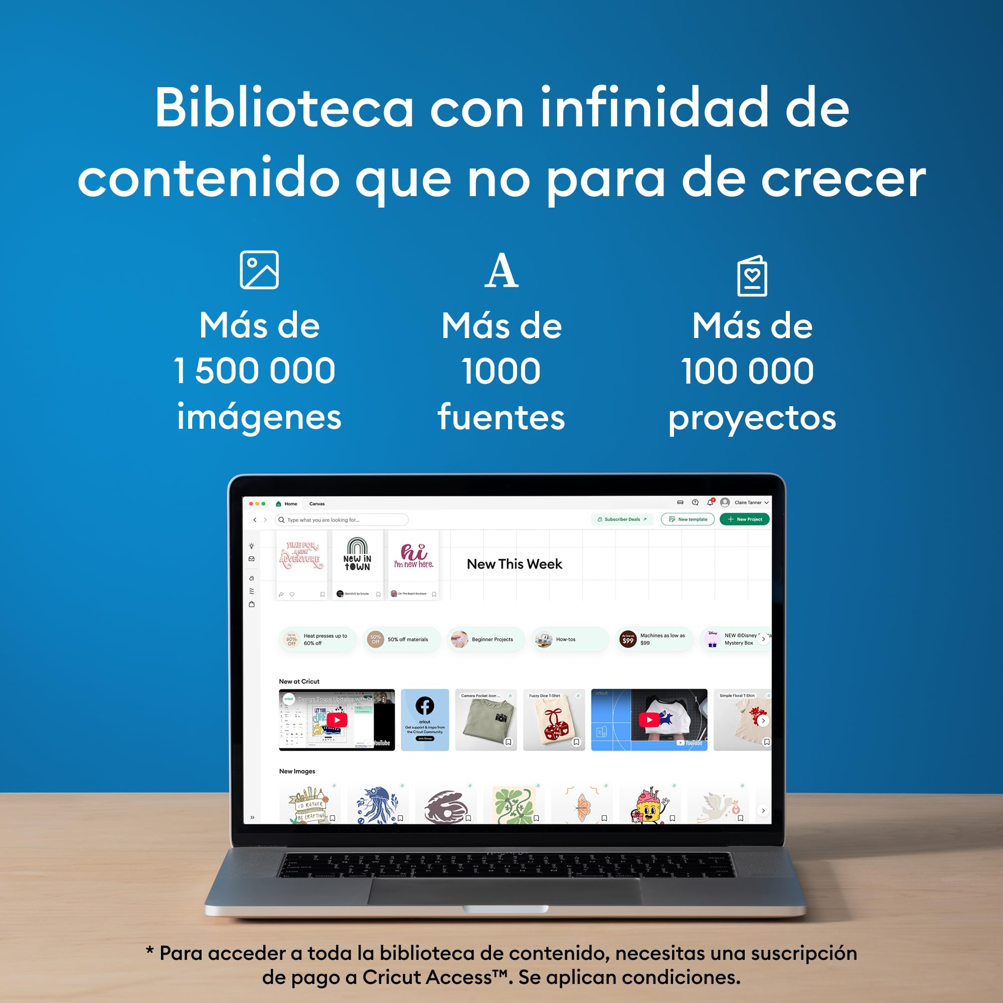 Cricut Joy™ 2 Ultimate Bundle + Contenido digital, Máquina de corte inteligente compacta con prensa térmica para manualidades DIY, tarjetas personalizadas, pegatinas y etiquetas — view 8