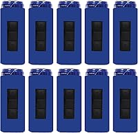 Vista 24 de QualityPerfection Funda magnética delgada para enfriar latas, imán de cerveza/energía, 12 onzas, tamaño delgado, neopreno, 0.157 in de grosor