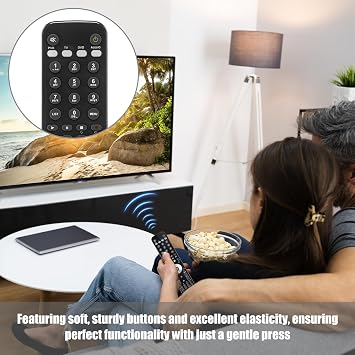 Freesat Box Remote Control Replacement Fit for RM-F01 RM-F04 RM-E06 .No Setup Required Remote Control Compatible with Humax.Replacement Remote for Humax HDR Box