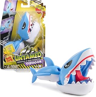 Untamed Bite Club Shark, Typhoon (Blue), Biting Creature, Prank Toy (Ages 5+)