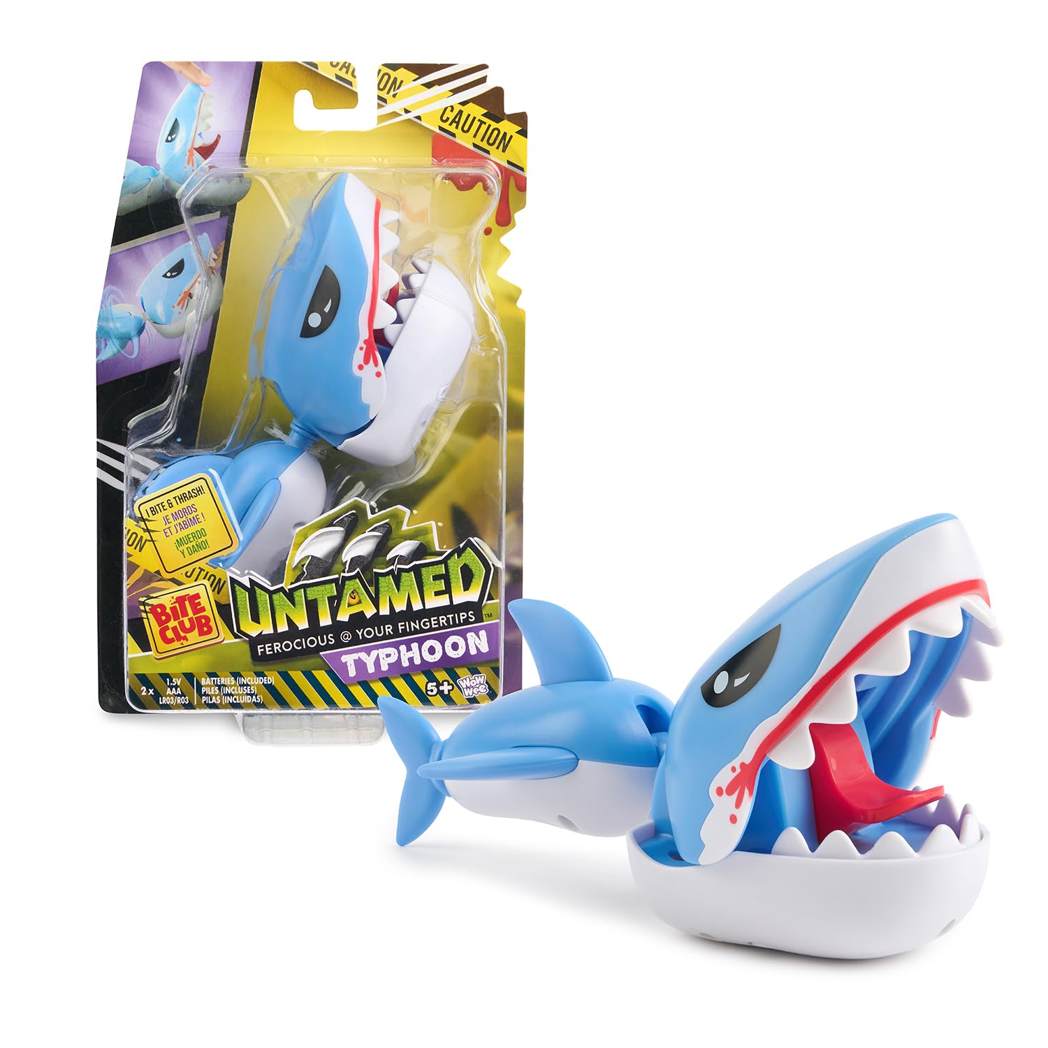 Amazon.com: Untamed Bite Club Shark, Typhoon (Blue), Biting