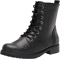 Vista 1 de Tienda Essentials - Botas de combate con cordones para mujer