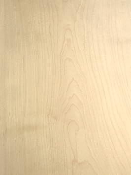 Maple Wood Veneer 48"x 96" with Peel and Stick PSA Adhesive 1/40" Thick A Grade