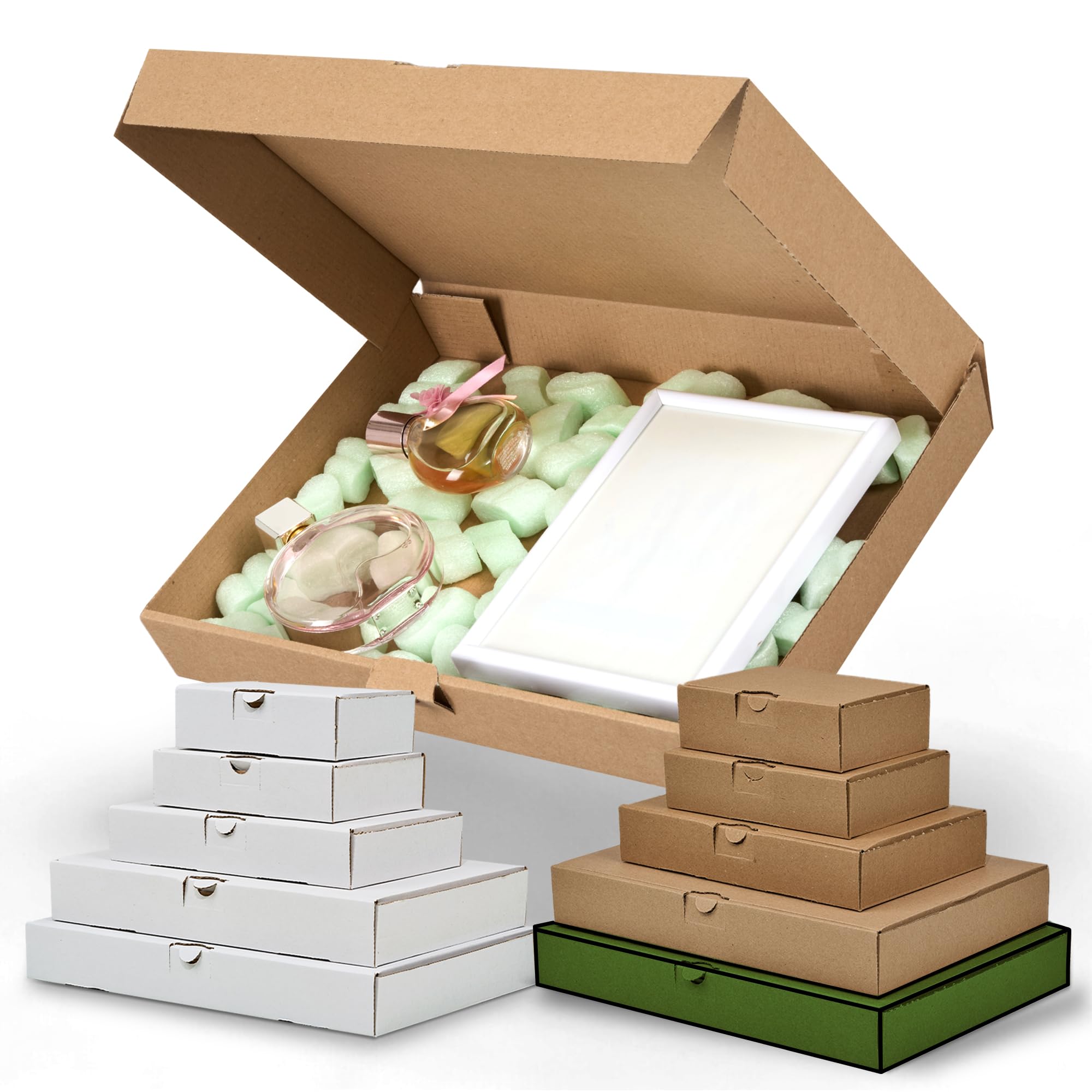Lot de 100 cartons Maxibrief 350 x 250 x 50 mm Marron Format A4 B4