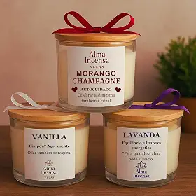 Velas Aromáticas Perfumadas Artesanais Veganas em Vidro Decorativo 100g – Aromaterapia, Relaxamento e Presente Elegante (Vanilla)