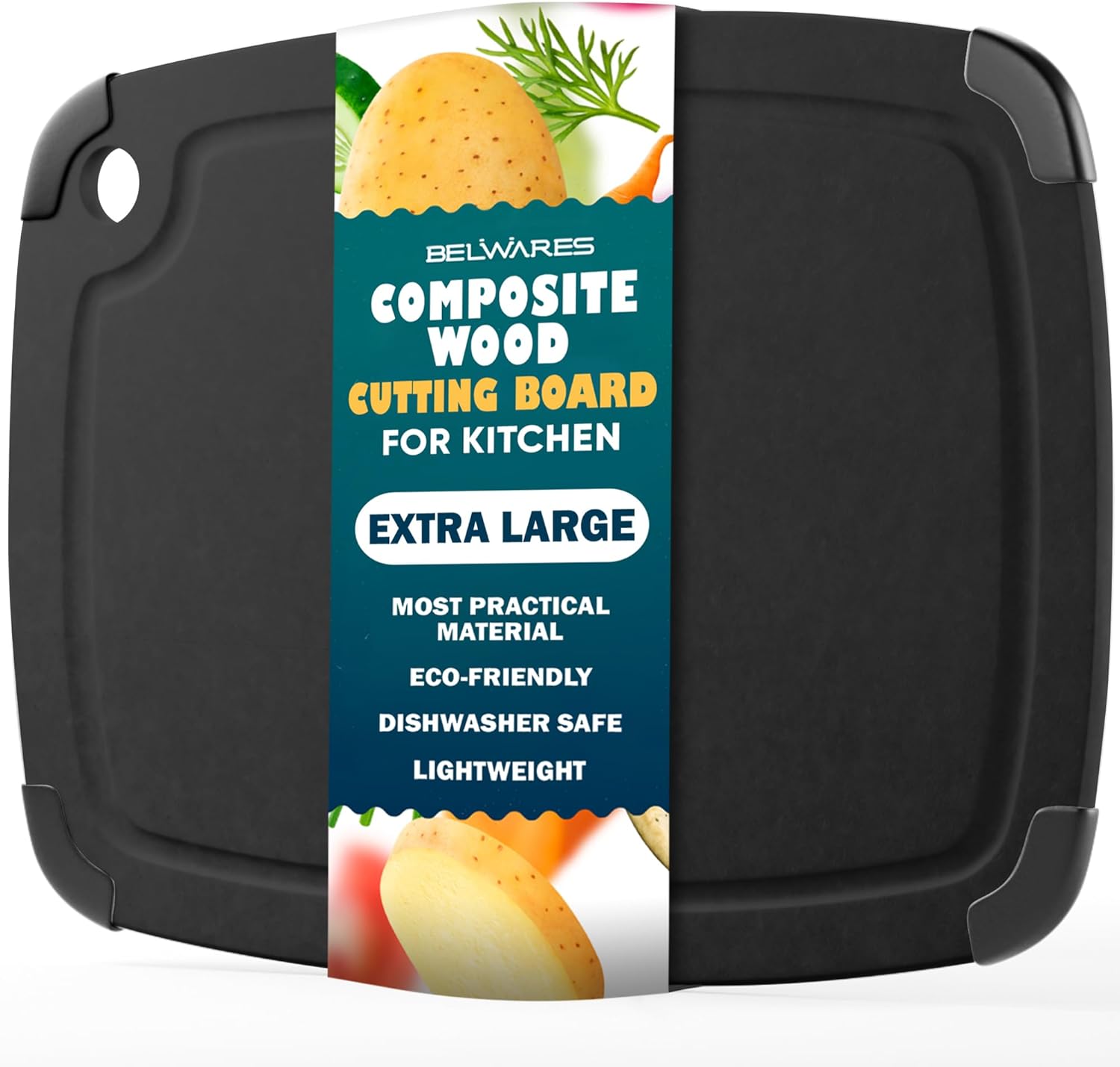 Wooden Cutting Board for Kitchen – Large Compohttps://homeandgardentrends.co.uk/ Wood Cutting Boards Dishwasher Safe 18 X 12 Inch – Thin, BPA Free & Eco-Friendly Chopping Board (Slate Black)