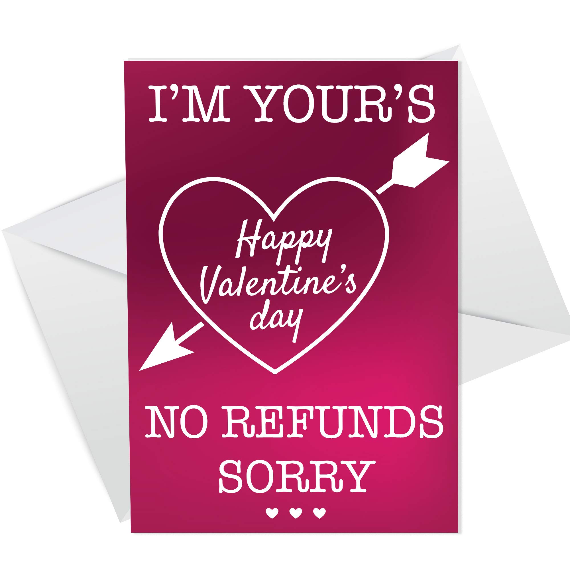 Valentines Day Card For Him Her FUNNY Card For Husband Wife Boyfriend Girlfriend
