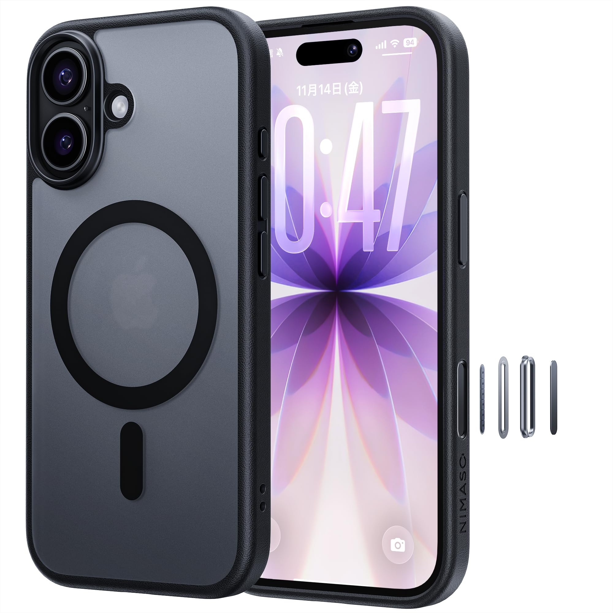 Amazon.co.jp: NIMASO iPhone 17 用 ケース MagSafeアクセサリー対応