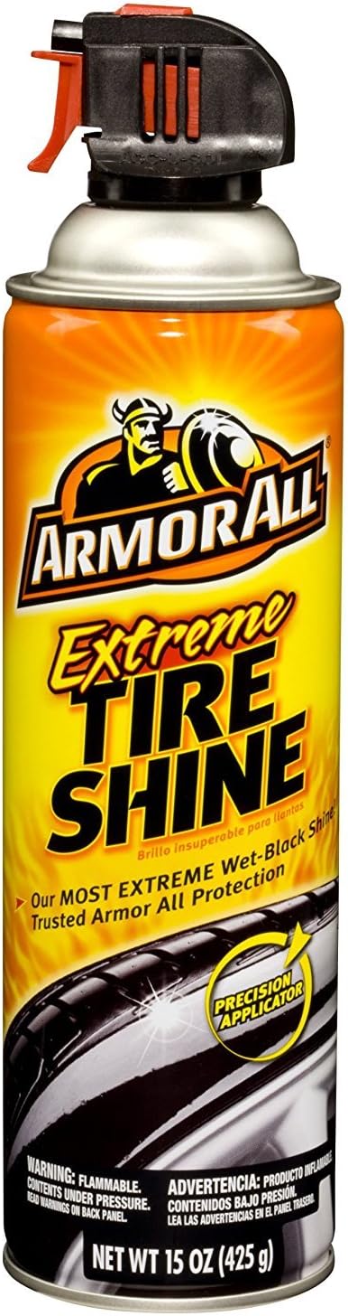 Armor All 77958 Extreme Tire Shine Aerosol - 15 oz. (Quantity 4)