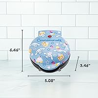 Vista 3 de Uncanny Brands Hello Kitty Cinnamoroll Mini Waffle Maker - Cocina con tu personaje de cachorro favorito