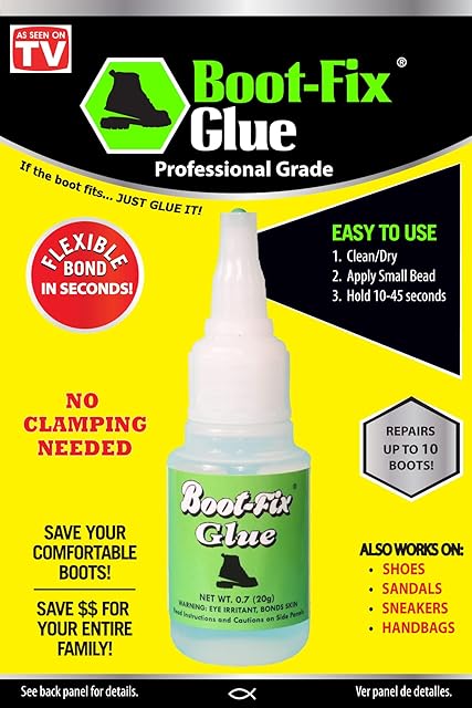 Boot-Fix Shoe Glue: Instant Professional Grade Shoe Repair Glue