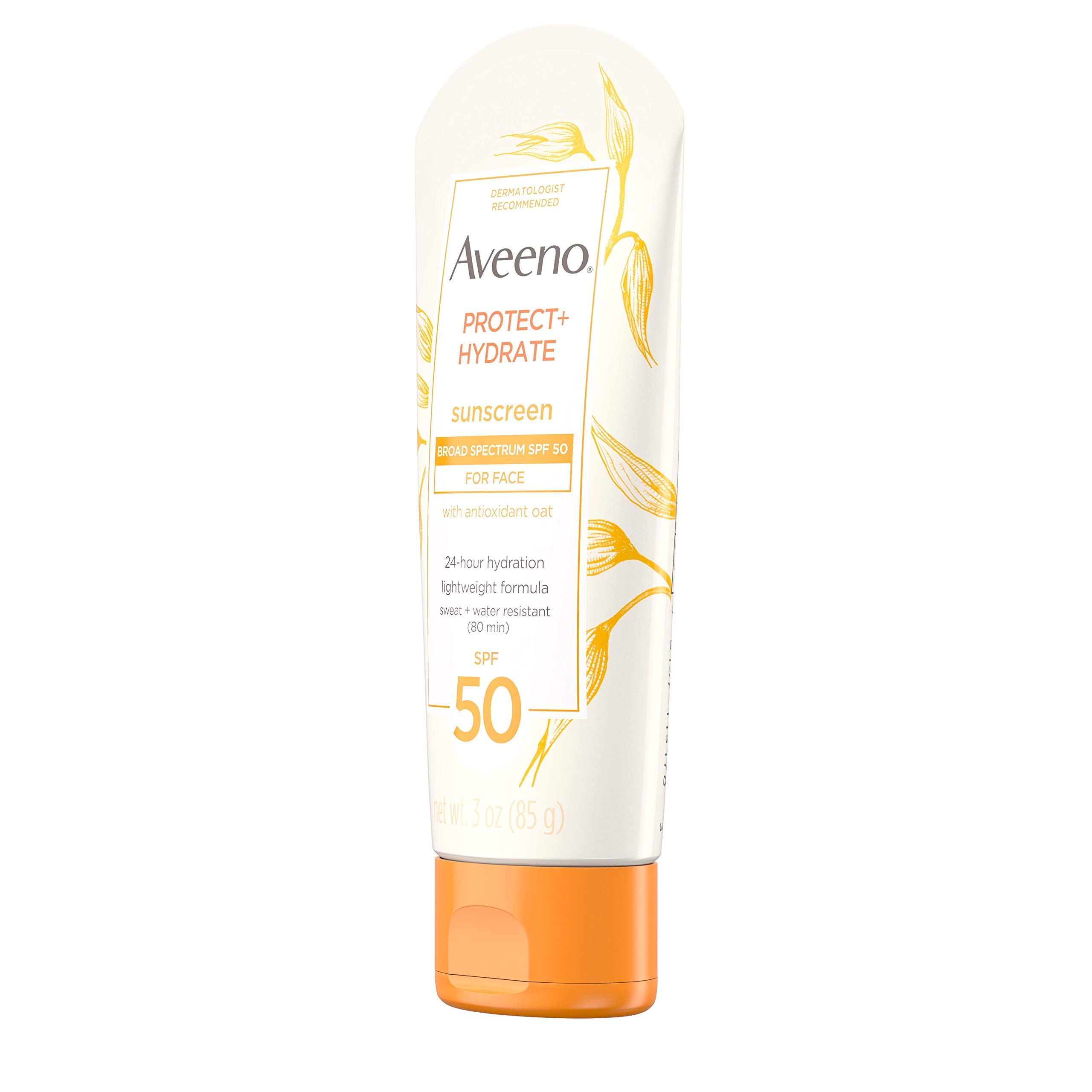 AVEENO Active Naturals Protect + Hydrate Lotion Sunscreen SPF 50 3 oz by Aveeno