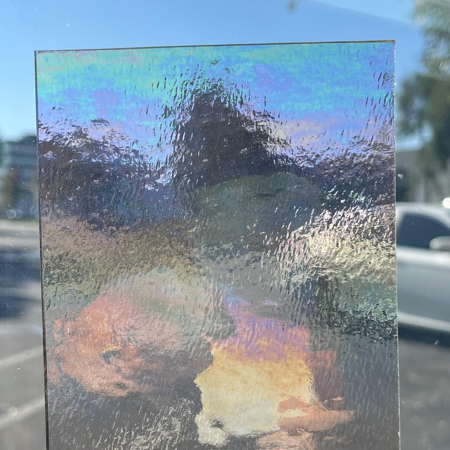 Crystal Clear Luminescent COE 96 System 96 Fusible Glass Sheet (2)