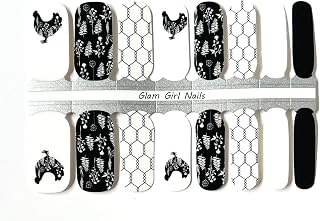 Chicken Coop Nail Polish Wraps Non-Toxic Nail Polish Strips