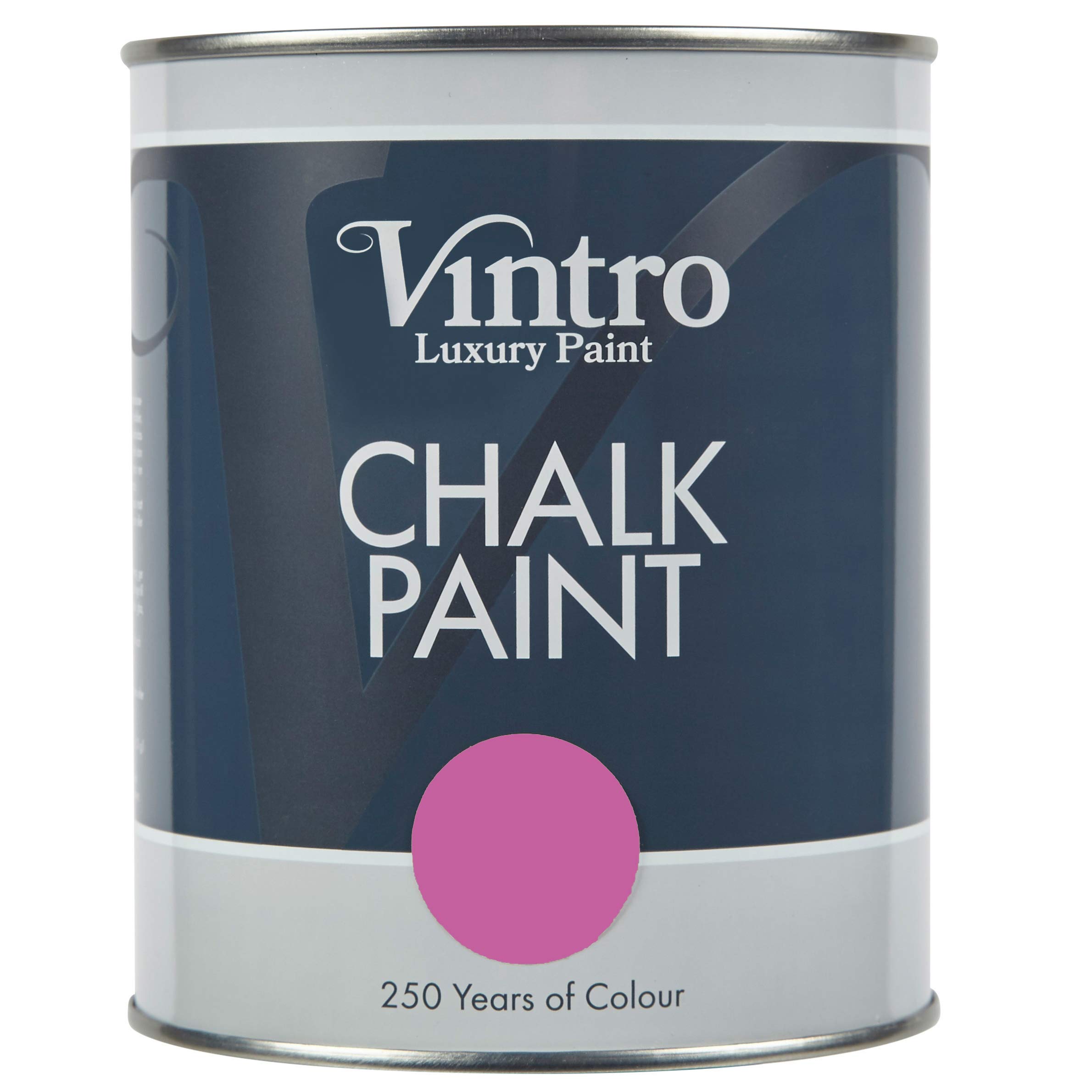 Vintro Paint Orchid Vintro | Chalk Paint | Furniture Paint | Shabby Chic | Upcycle | Decorate | Ultra Matt Finish | 1 Litre (Orchid)