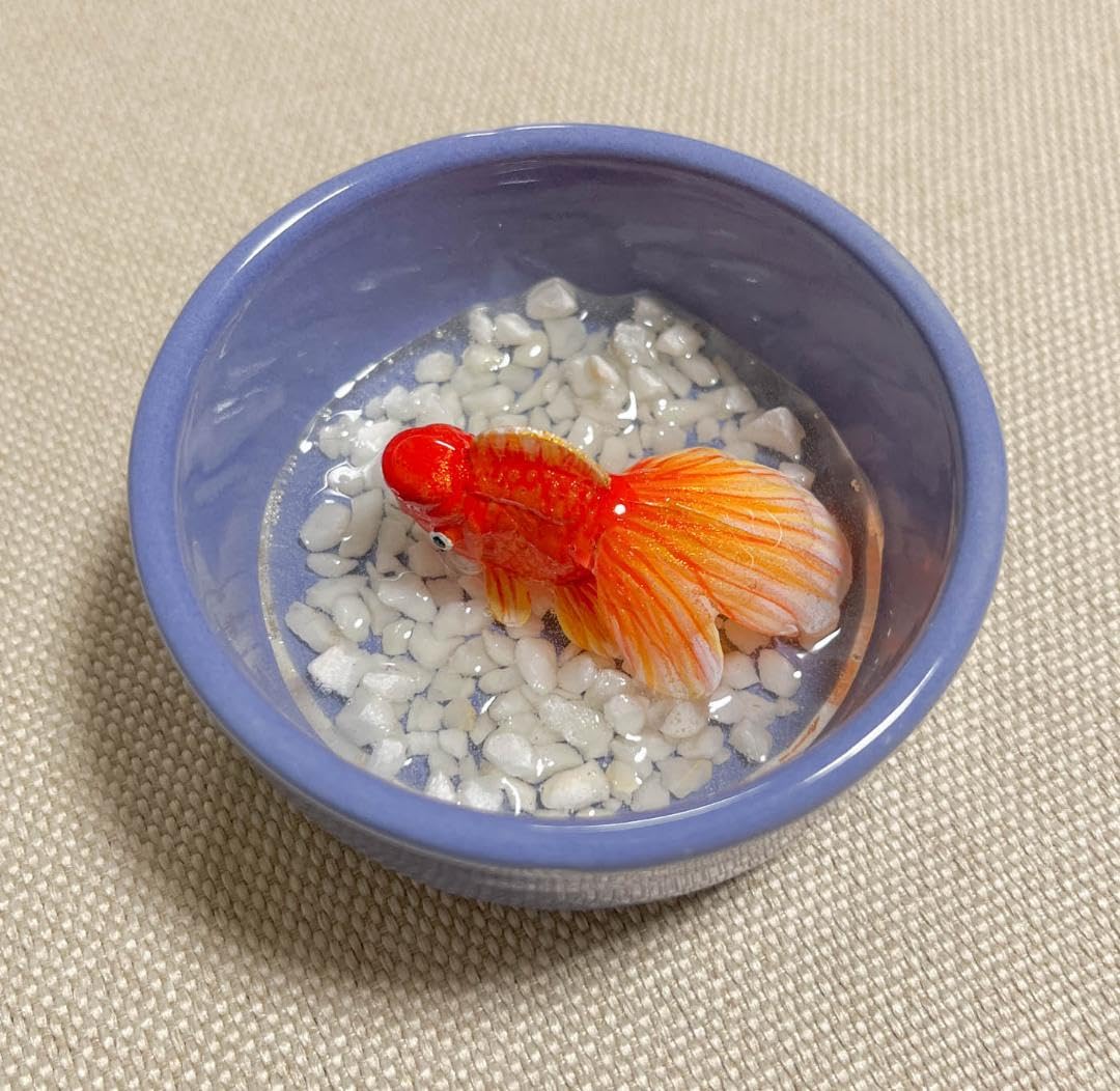 金魚　置物　らんちゅう　ペーパーウェイト　取っ手　オブジェ　インテリア 金魚 置物 らんちゅう ペーパーウェイト 取っ手 オブジェ