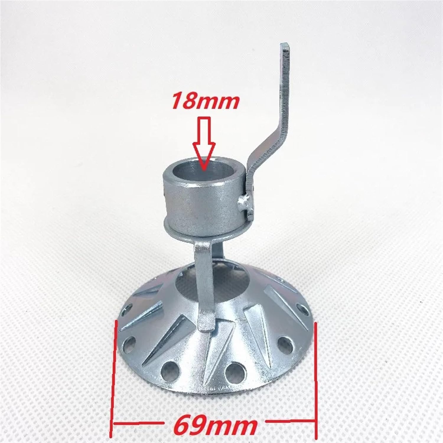 Air Swirler for Waste Oil Burner Oil Spray Nozzle Stabilizing Disc Ring of Fire Steady Plate Flame Stabilizer for Burner 73mm