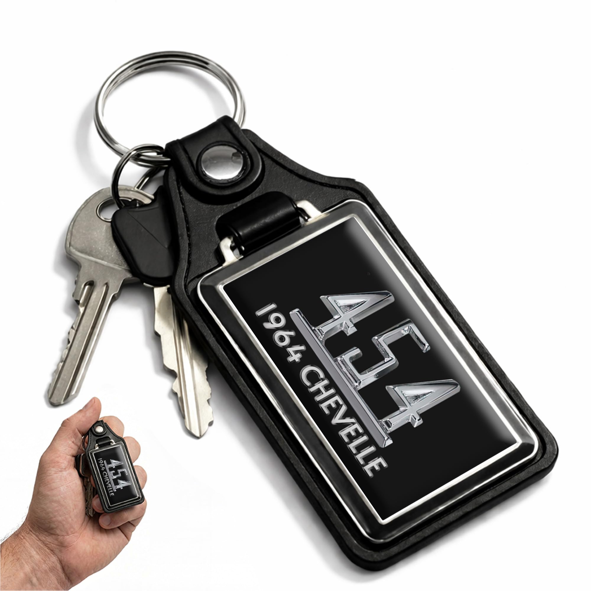 Brotherhood 1964 Compatible with Chevelle 454 Engine Design Key Chain