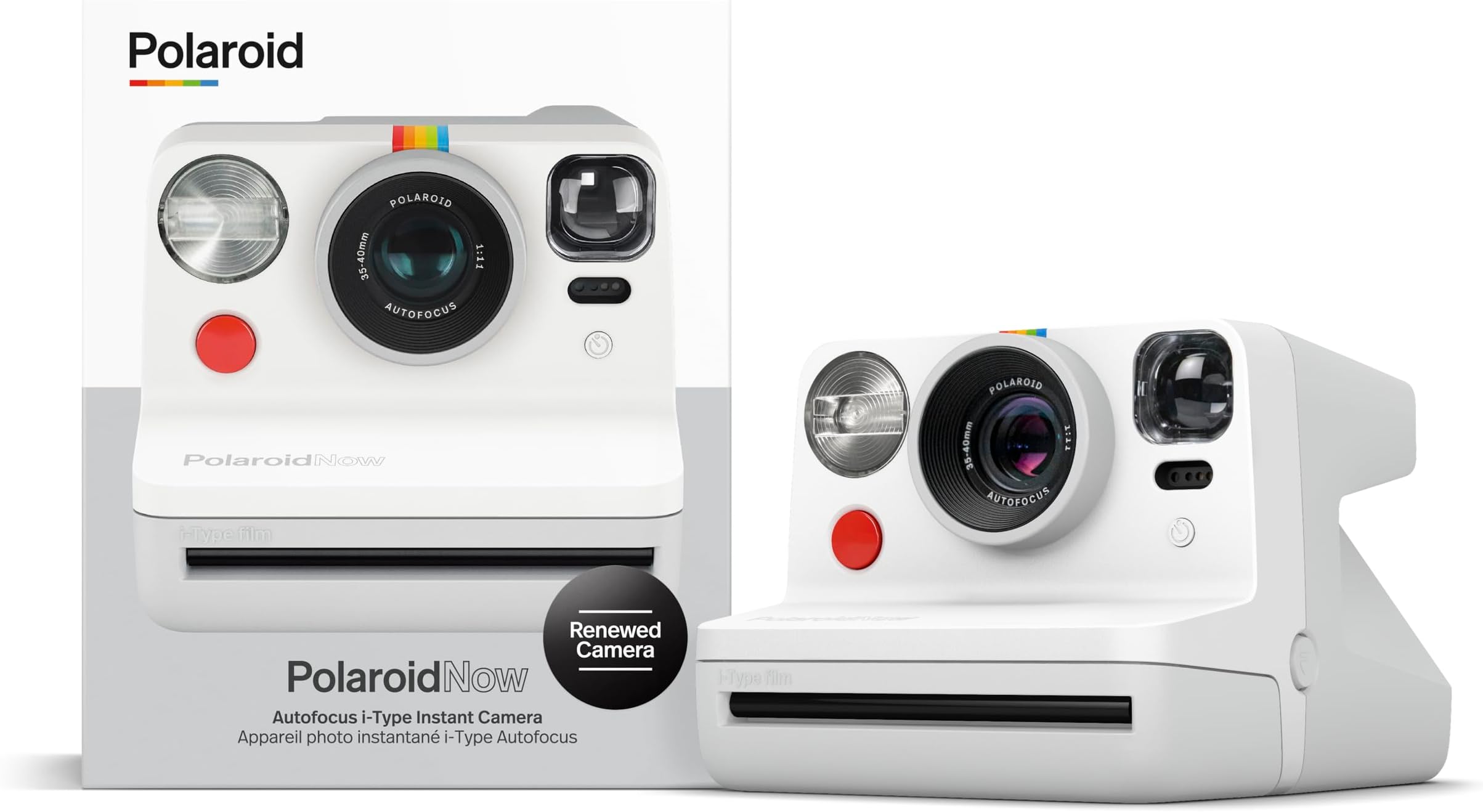 Polaroid Now I-Type Instant Camera - White (Renewed Premium)