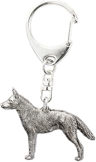 Australian Kelpie Made in U.K Artistic Style Dog Key Ring Collection