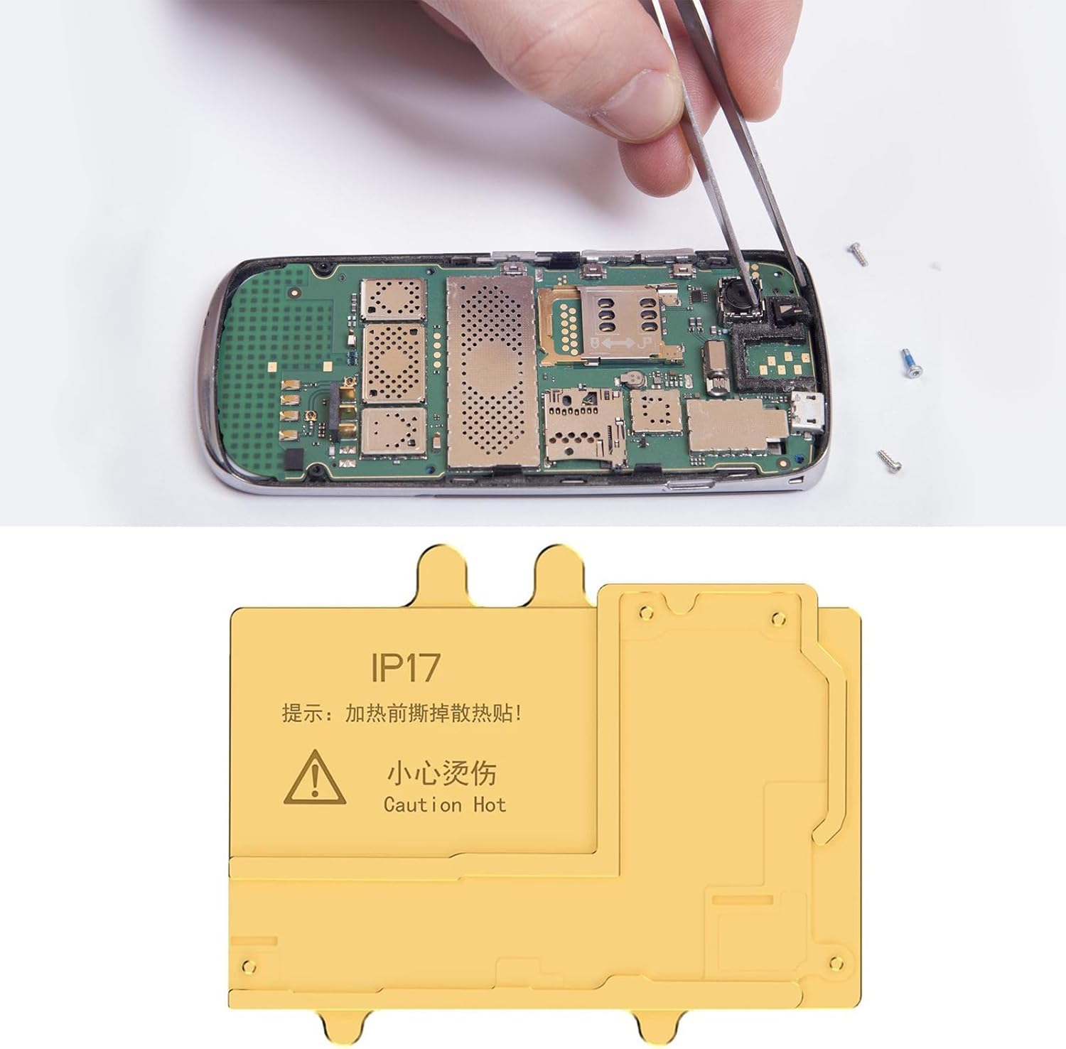 ordinarYone Precise Ceramic Heating Module with Intelligent Temperature Control for Electronics Repair and Laboratory Applications