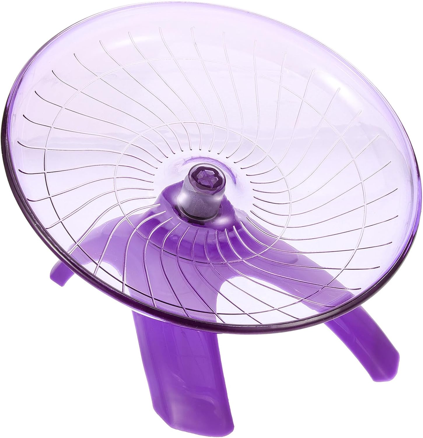 Leises Laufrad für Kleintiere, leises Chinchilla-Laufspielzeug, hamsterfreundliches Rad mit glatten Kanten, vielseitig einsetzbar für Meerschweinchen, Mäuse, Igel und kleine Nagetiere