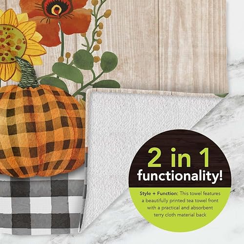 Miniatura 3 de Briarwood Lane Toalla de mano de otoño ramo de otoño 26" x 18"