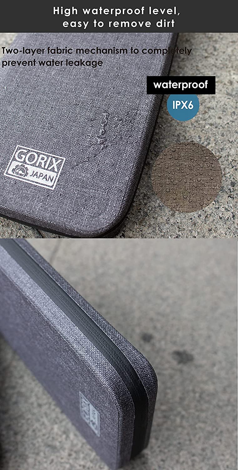 GORIX Cycle Wallet Pouch Bag Custodia impermeabile per cellulare Road MTB Bike(BKPW)(edizione globale)(Rifletti il ​​grigio)