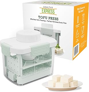 Healthy Express Tofu Press - Effortless Tofu Pressing - Perfect Firmness Every time
