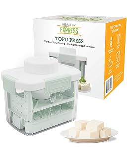 Healthy Express Tofu Press - Effortless Tofu Pressing - Perfect Firmness Every time - Amazon product rated Grade A