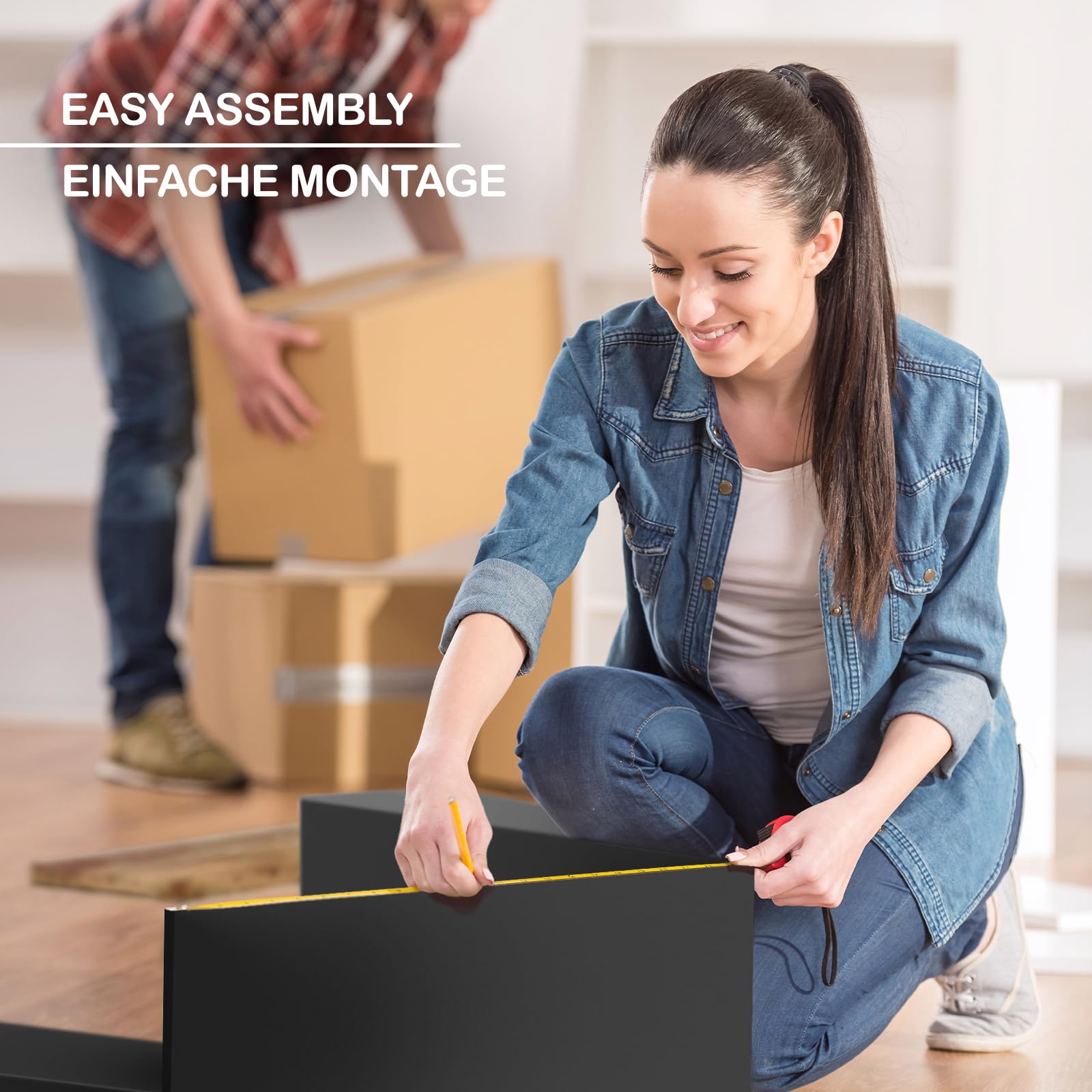 MIADOMODO® Treppenregal - Schwarz, 10 Fächer, 129,5x29x129,5 cm, für Wohnzimmer, Stabil, Offen, Freistehend, Indoor, aus MDF-Platte - Stufenregal, Raumteiler Regal, Bücherregal, Standregal
