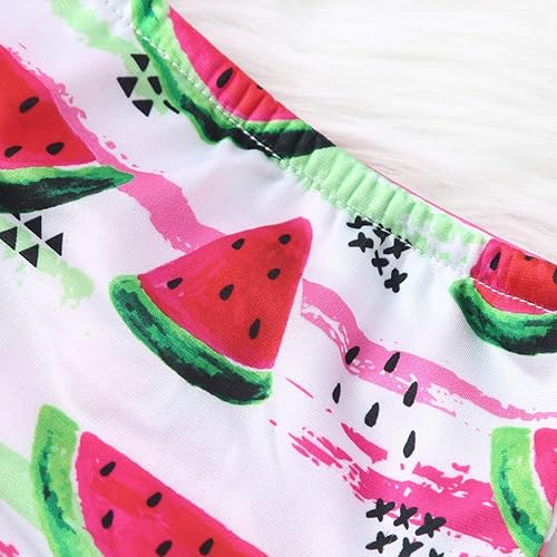 Miniatura 3 de Traje de baño de verano para niños, traje de baño de verano con borlas, bikini con estampado de sandía, traje de baño para niñas y niñas