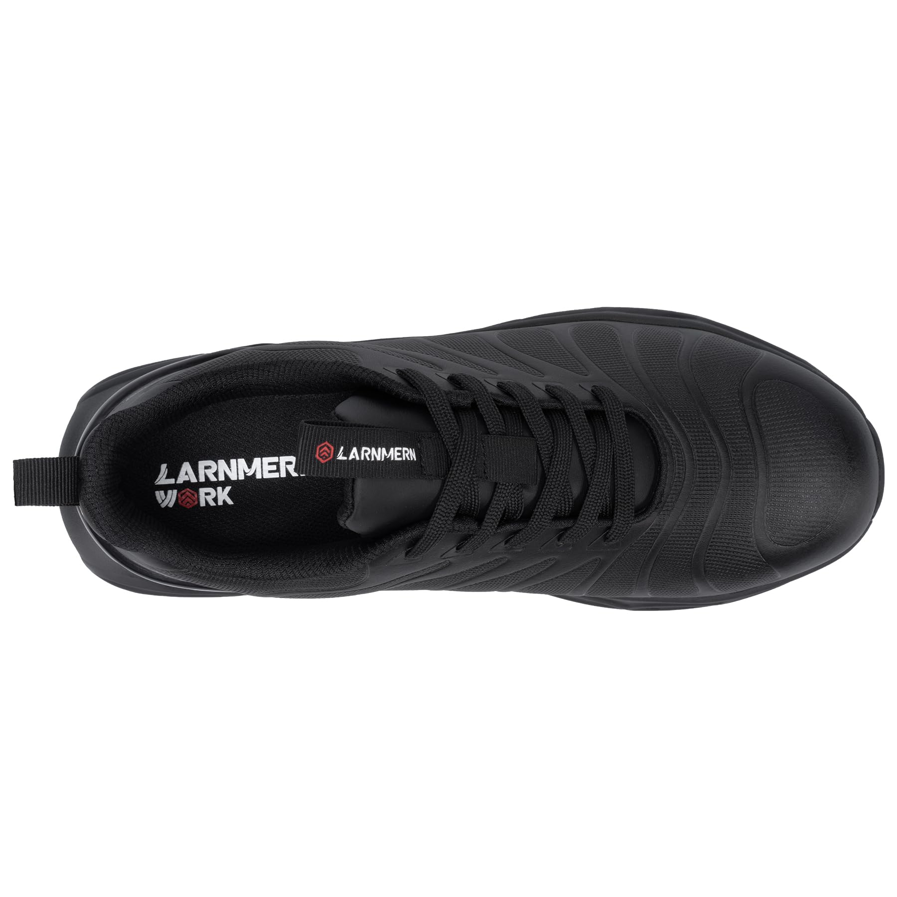 LARNMERN Zapatos de Seguridad para Hombre Amortiguación Cómodo Impermeable Ligeras Moda Punta de Acero Anti-Impacto Zapatillas de Seguridad