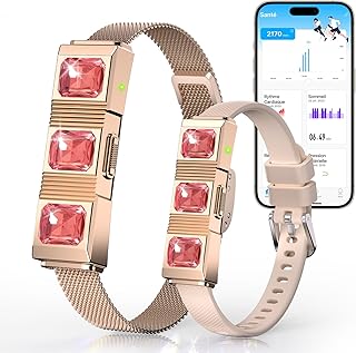 iSo Tech Fitness Tracker No Screen, Smart Bracelet Watch for Men and Women, 24/7 Activity Tracker and with Heart Rate Bloo…