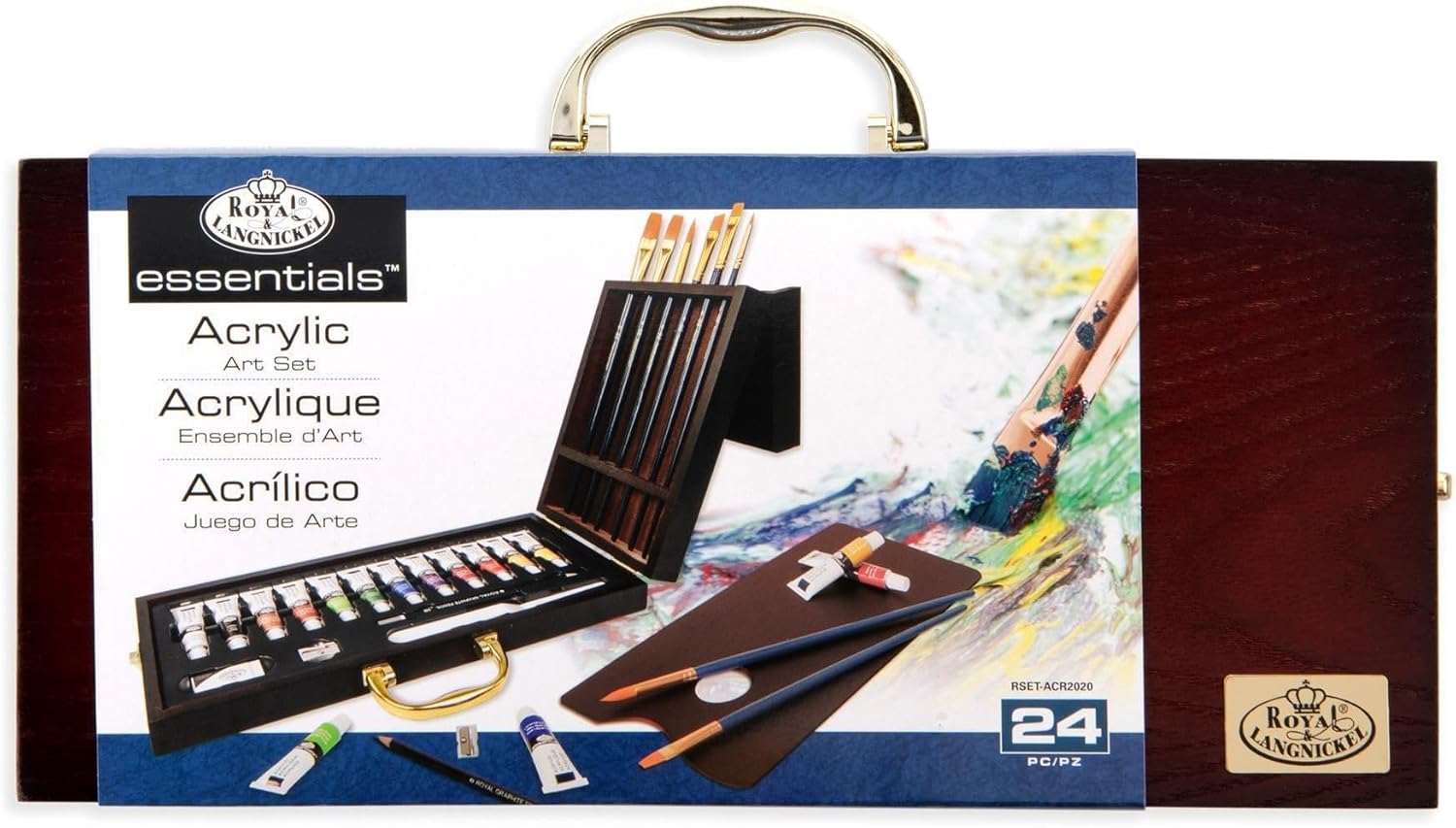 Royal & Langnickel Premier 24 Piece Acrylic Painting Artist Case
