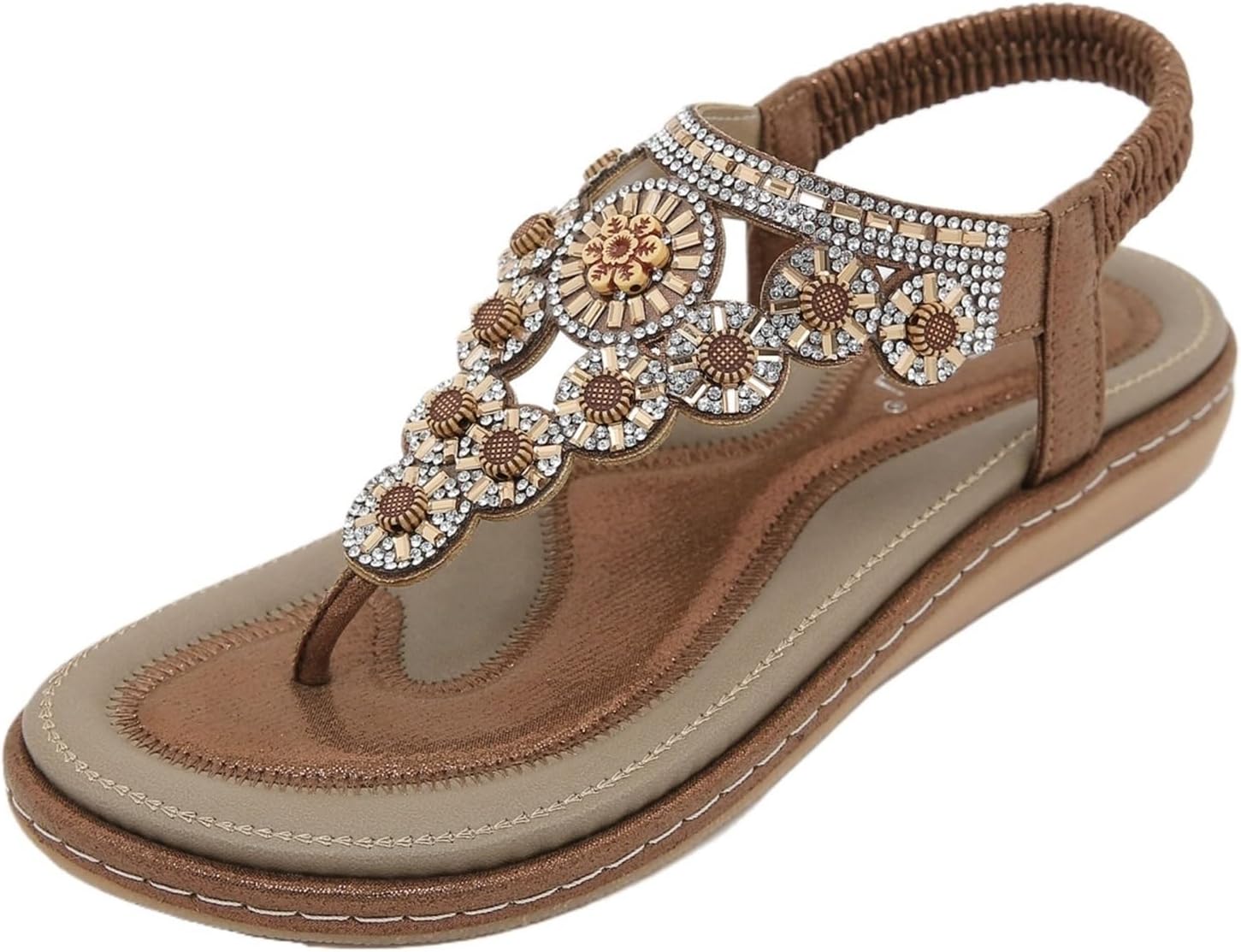 Women’s Summer Sandals Beach Bohemian Ankle Walking Strap Casual Flip Flops Ladies Sexy Flat Comfort Shoes