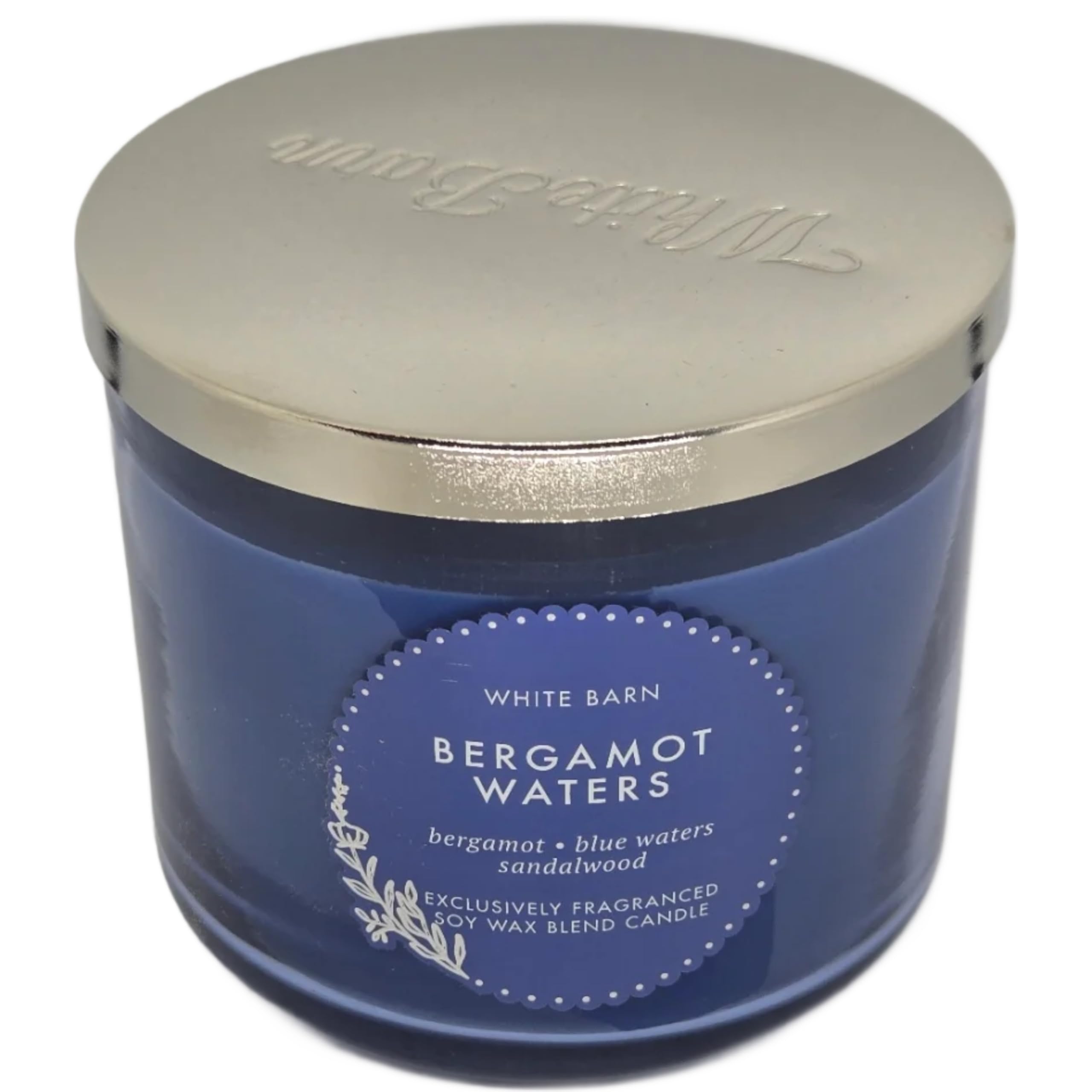 White Barn Bath & Body Works 3-Wick Candle in Bergamot Waters