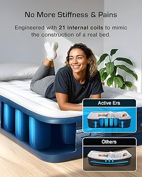 Active Era Premium Single Inflatable Mattress | Airbed for