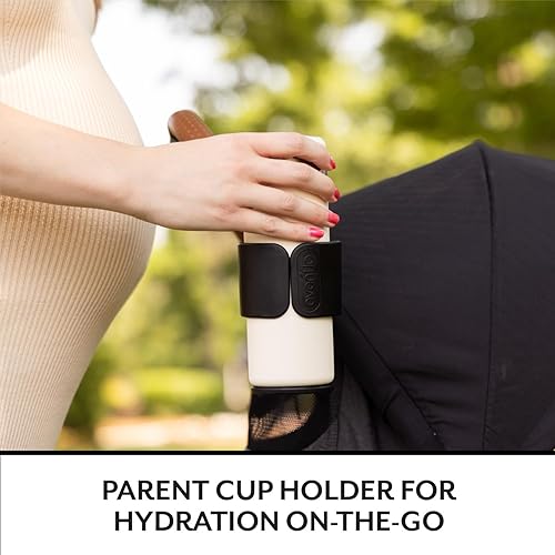 Miniatura 7 de Evenflo Cochecito de fibra de carbono ultraligero Hummingbird (rosa calipte)