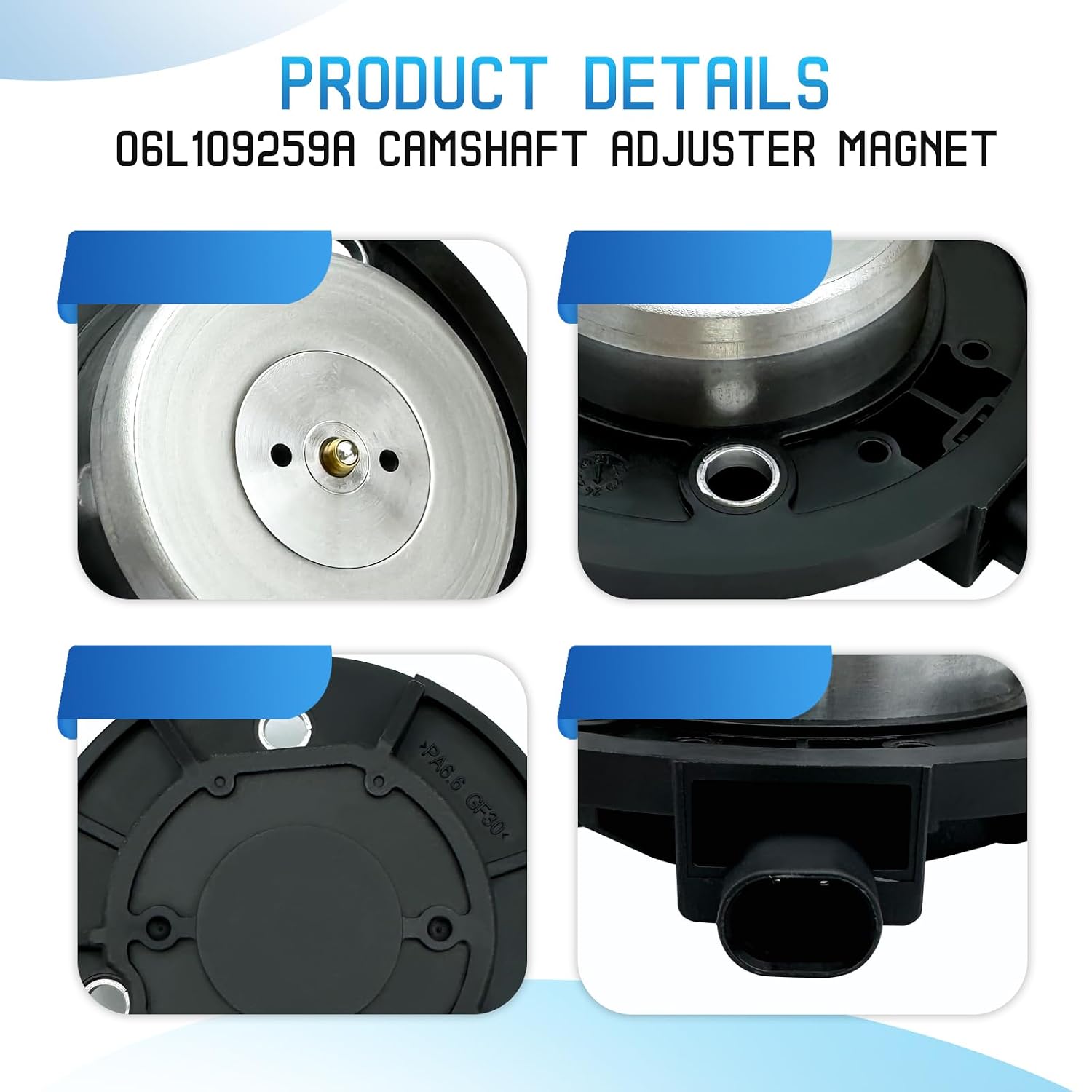 06L109259A Camshaft Adjuster Compatible with Volkswagen Audi 2.0L L4 Engine A3/A4/A5/Q3/Q5/S3/TT & VW